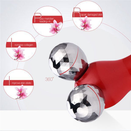 Face Instrument Vibration Acupuncture Massage Instrument Electric Roller Thin