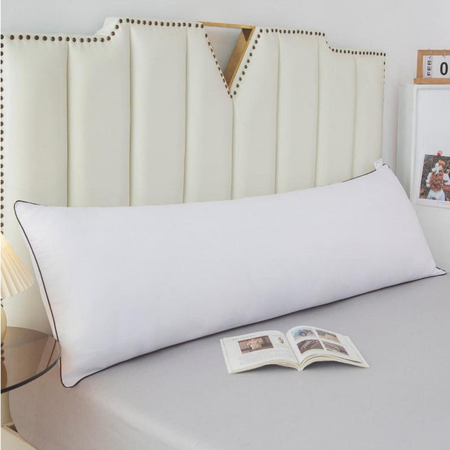 1pc High-Resilience Zipper Twin Long Body Pillow, Soft Comfortable, Polyester Fiber Fill