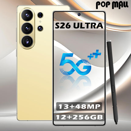 S25 Upgraded Version S26 Ultra 5G Stylish Unlocked Phone (Android, Dual Sim) | Built-In Stylus,