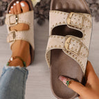 Beige / 37 / Suede
