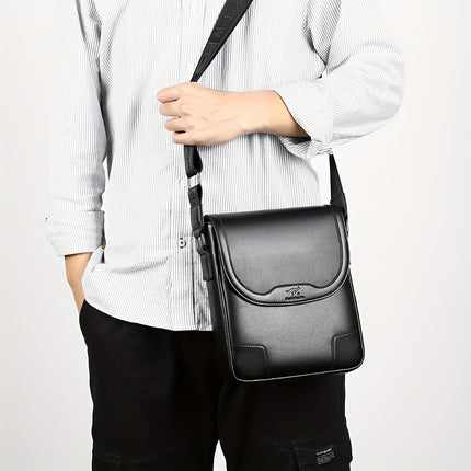 New Men'S Crossbody Bag, Single-Shoulder Vertical Casual Backpack, Trendy Large