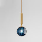 12W Tricolor / Blue Lampshade Golden / 220v