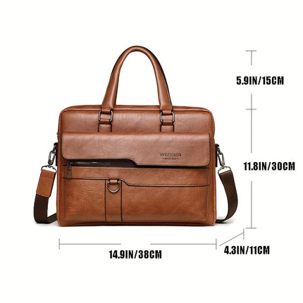 Tote Bag, Multi-Pocket Lightweight Portable Casual Minimalist Men's Bag, Fashionable