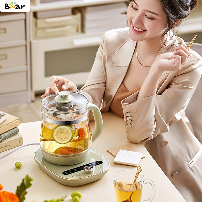 Health-Care Beverage Tea Maker and Kettle, 9-in-1 Programmable Brew Cooker Master, 1.5 L