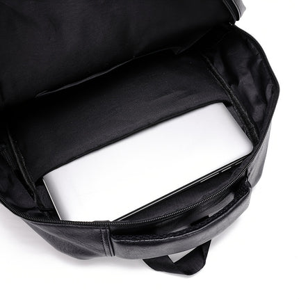 Men's Fashion Simple Retro Large Capacity Shoulder Bag Versatile Work Commute Travel Backpack Backpack