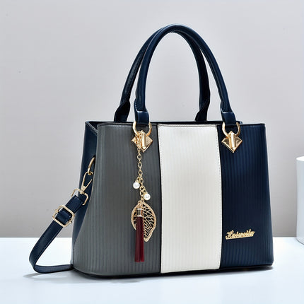 Tote Bag for Women Chic Retro Shoulder & Handbag with Detachable Strap