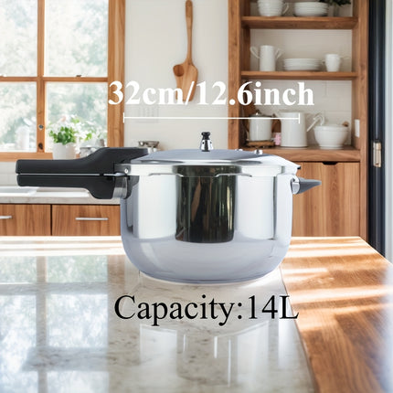 Commercial Stainless Steel Rapid-Cook Pot  Extra-Large Capacity with Multi-Layer Base