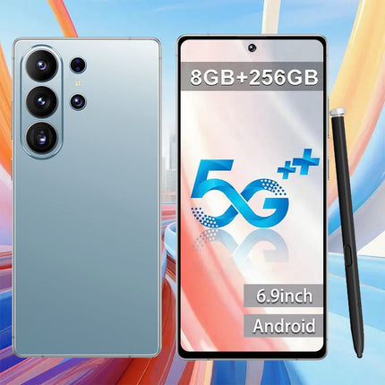 S25 Ultra 2026 5G New 6.9" HD Large Display Smartphone, Multi-function Unlocked Phone, Android