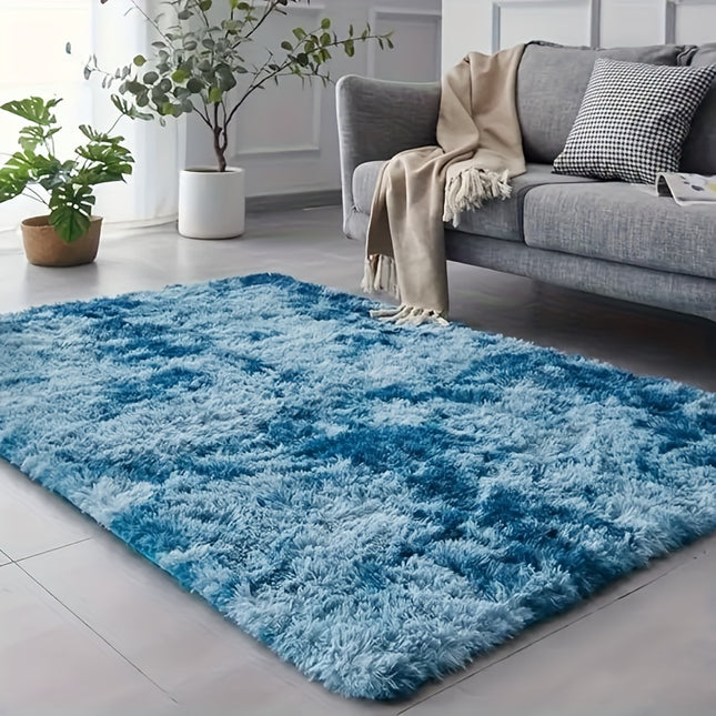 This Ultra-Soft And Comfortable Long Plush Carpet Is Easy to Clean, Washable,