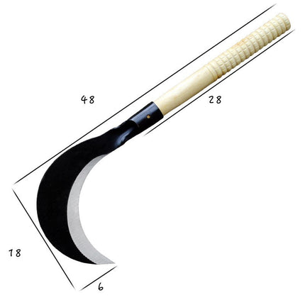 Agricultural Stainless Steel Lawn Mowing Sickle