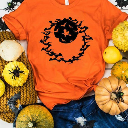 Halloween Thanksgiving Women's Summer Graphics T-Shirt Clothes