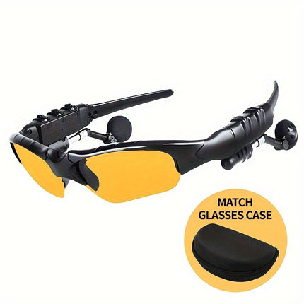 Wireless Smart Glasses, Cell Phone Sun Glasses, Smart Wireless Headphones 5.0