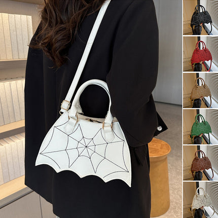 Halloween Spider Web Saddle Bags Fashion Personality Crossbody