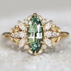 Gold Zircon Ring / No 6