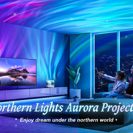 Northern Lights Water Ripple Projection Lamp Ambience Light Gift Bedroom Bedside Lamp Living Room Atmosphere