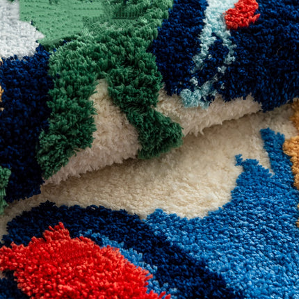 Green Moss Carpet Art Natural Thickened Fleece Bedroom