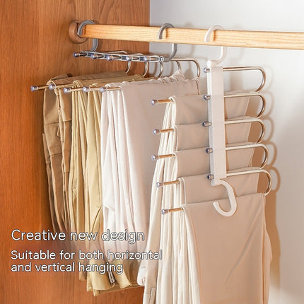 Folding Pant Rack Multifunctional Multi-layer Hanger Storage Fantastic