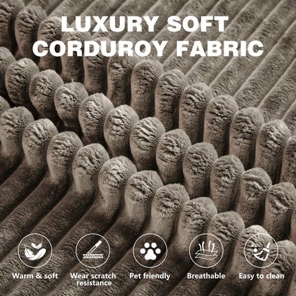 Sofa, Boneless Deep Seat Modular Couch, No Assembly Required, Minimalist Modern Design