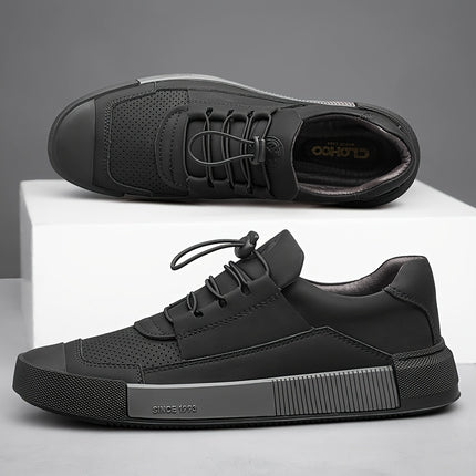 Men'S Casual Sneakers - Breathable Mesh Upper, Elastic Lace-Up Closure, Durable Rubber Sole,