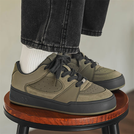 Men'S Trendy Low-Top Skate Shoes with Thick Tongues, Versatile And Popular Casual Sneakers.