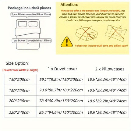 3pcs Soft & Comfortable Floral Bedding Set - Vibrant Orange & Pink Flowers, Machine Washable Polyester,