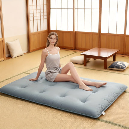 650gsm Outdoor Sleeping Pad Warm Thin Mattress, Japanese Tatami Soft Mattress, Thickened Filling