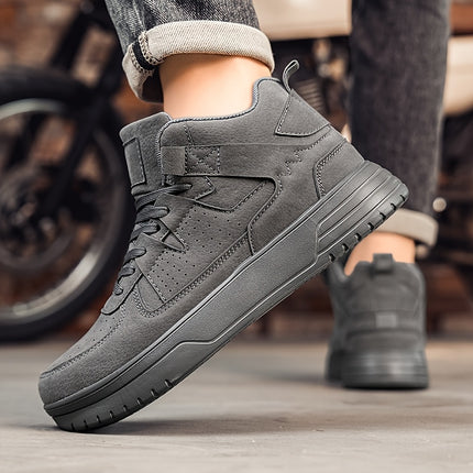 New Men'S Lace-Up High-Top Oversized Outdoor Versatile sneakers, Stylish, Lightweight,