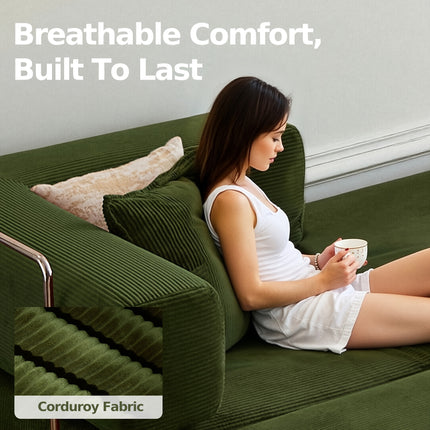 Sofa Bed, Folding Floor Couch,CompressedConvertable Sleeper Sofa,Memory Foam Couch