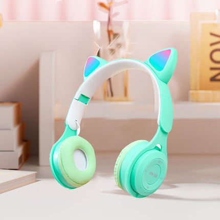 1pc Cute Glowing Cat Ear Headband Headphones Wireless, Long-Lasting, Multi-Color Options