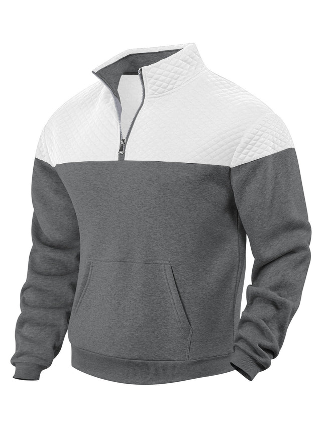 Men's Color Matching Fashion Casual Sweater