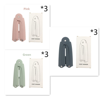 Mini travel folding hanger