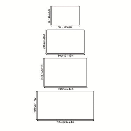 1pc Coffee Brown Faux Fur Plush Area Mat - Soft, Non-Slip,