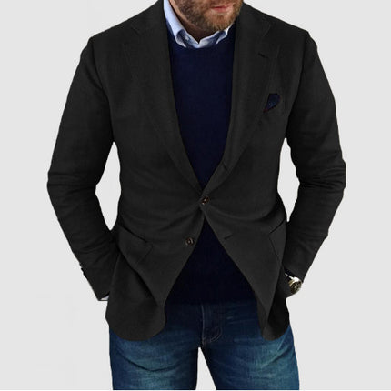 Business Casual Printing Fashionable Jacket Men