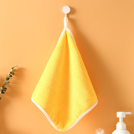 Water Thick Coral Fleece Lollipop Hand Towel