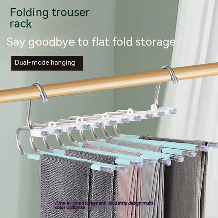 Retractable Multifunctional Stainless Steel Folding Coat Hanger