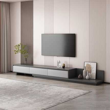 Cabinet, Suitable for 80-inch TV, 79"-130" Length Living Room Bedroom Entertainment Center Table,