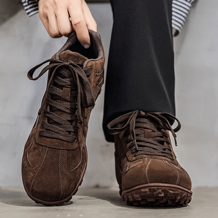 Men'S & Women'S Korean Style Low-Top Sneakers - All-Season Brown Brown/ Brown/ Brown/