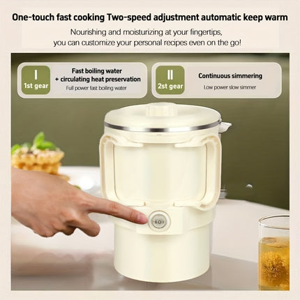 Portable Electric Kettle with Fast Boiling - Compact Travel design, Foldable Electric kettle with, for Home