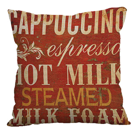 Factory Direct Supply Linen Vintage Flannel Printed Pillowcase