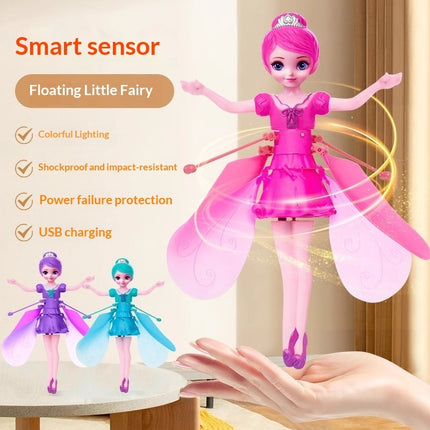 Sensory Flying Device A Toy Featuring A Sprite Girl Who Flies And Spins