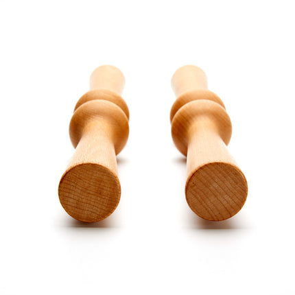 Orange Style Wooden Back Massage Roller Spine Tensioner Brace