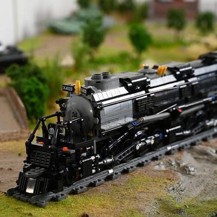Small Particle Assembly Steam Train Building Block Toy
