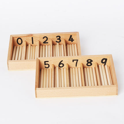Montessori Mathematics Teaching Tools Spindle Box