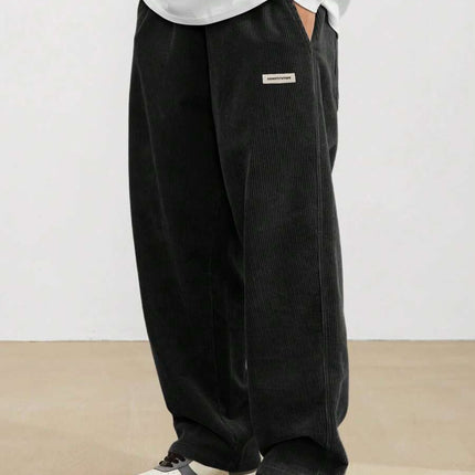 Men's Autumn And Winter Loose Wide Leg Draping Casual Pants