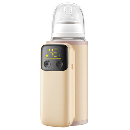 Bottle Warmer with Battery | Suitable for Breastmilk and Formula Feeding, Waterless Heating System,
