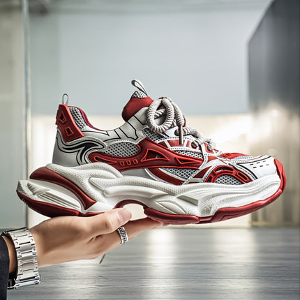Men'S All-Season 2025 New Fashion Breathable Mesh Sneakers  Slip-Resistant Arch Support