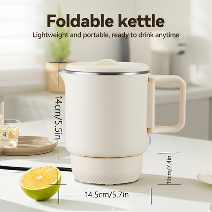 Three-in-one Multifunctional Electric Kettle Foldable Mini Travel Electric Kettle Can Cook Porridge,