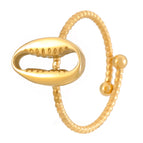 Real Gold Openwork Shell