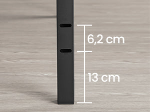 Double Bed Frame, Metal Bed Frame, with Bedside Shelves, Guest Bed Frame, for 140 x 200 cm Mattresses, Easy Assembly