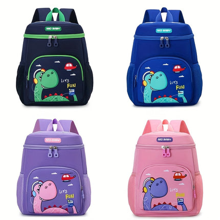 Kids Backpack for Boys & Girls 3-6 Years - Dinosaur & Unicorn Print with Padded Back Panel